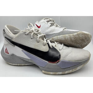 Nike Air Zoom Freak 2 Men's Size 13 White Cement Athletic Basketball Sneakers